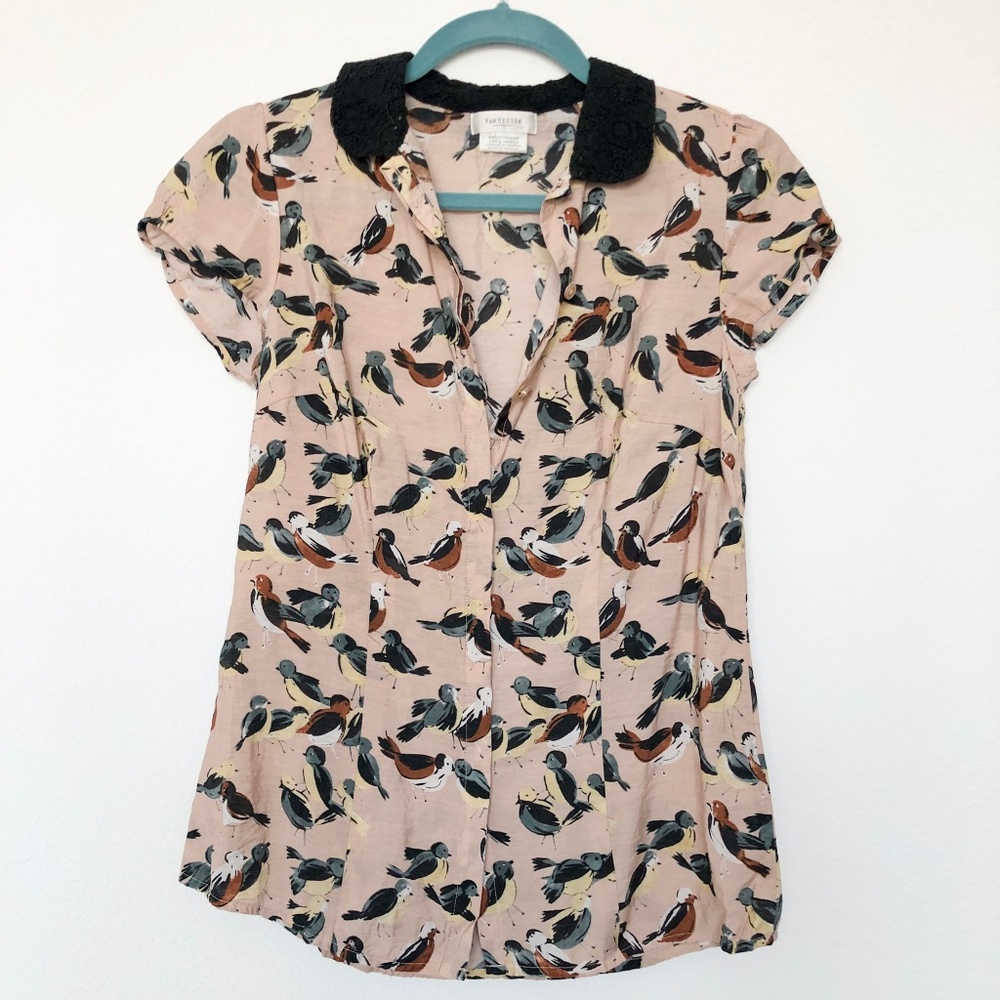 Bird Button Up Shirt